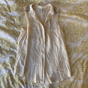 Beaded Silk J-Crew Top!